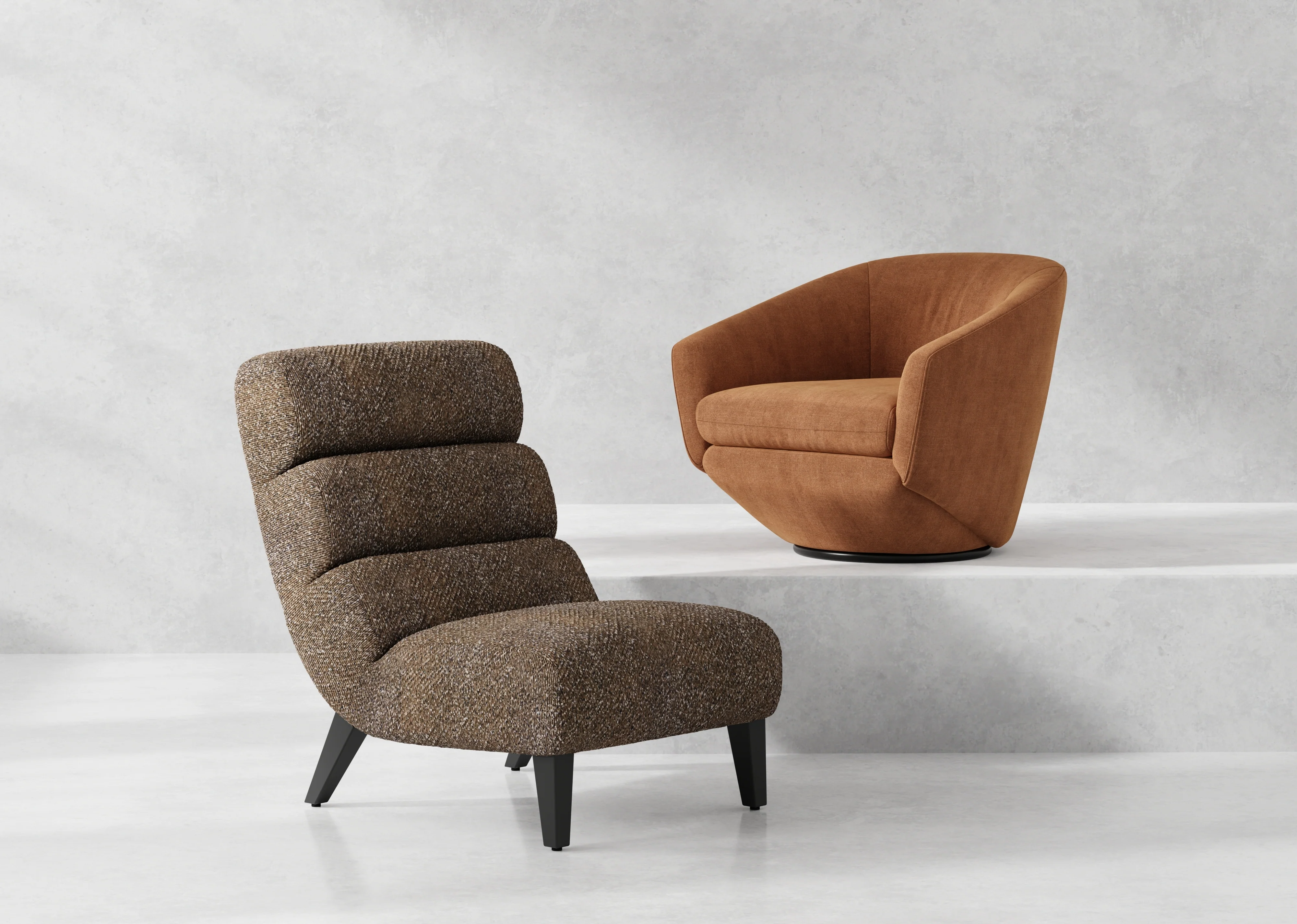 THE TWIST - ELISE RUST Accent Swivel Chair - Image 8