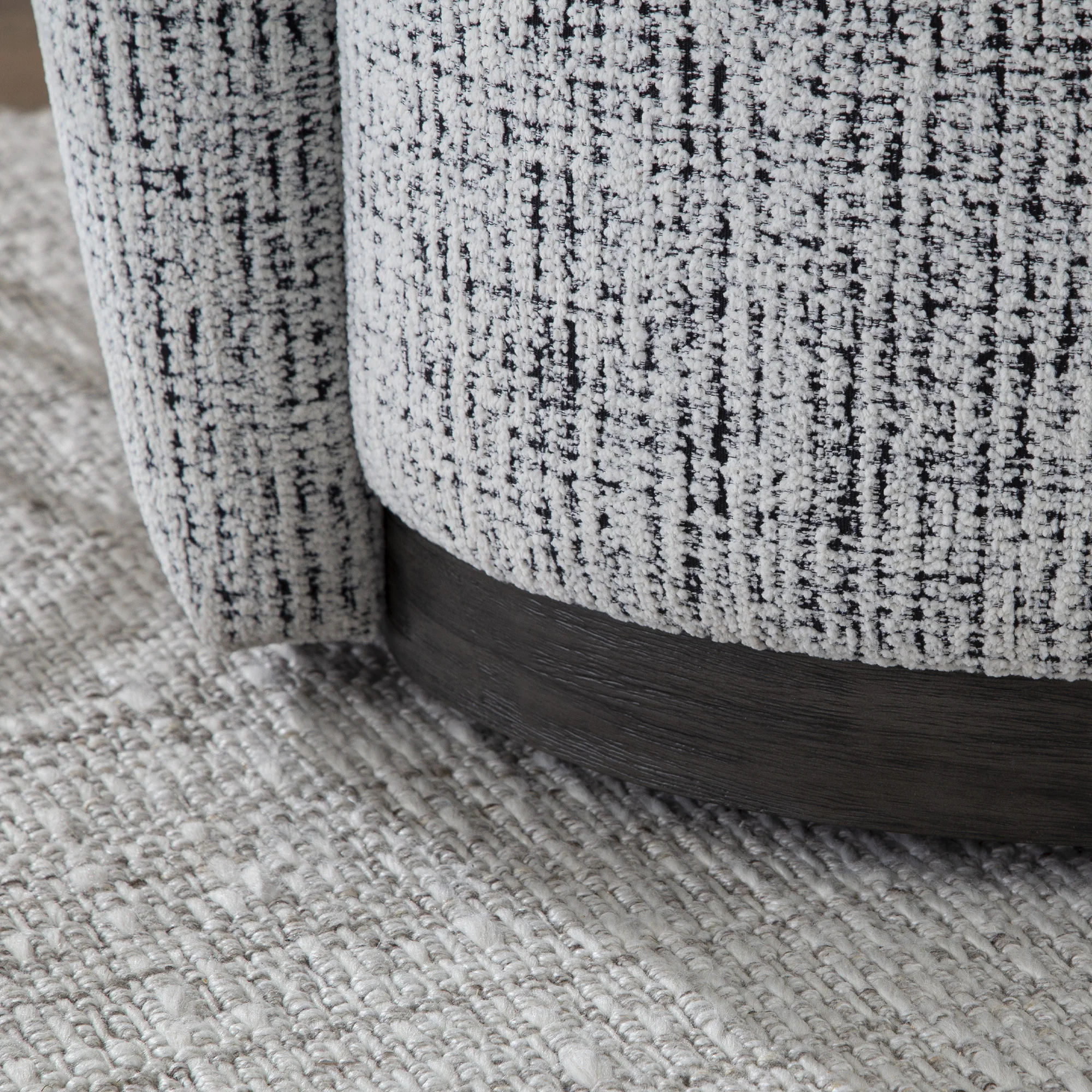 TATUM - NIGHTSHADE Swivel Accent Chair - Image 3