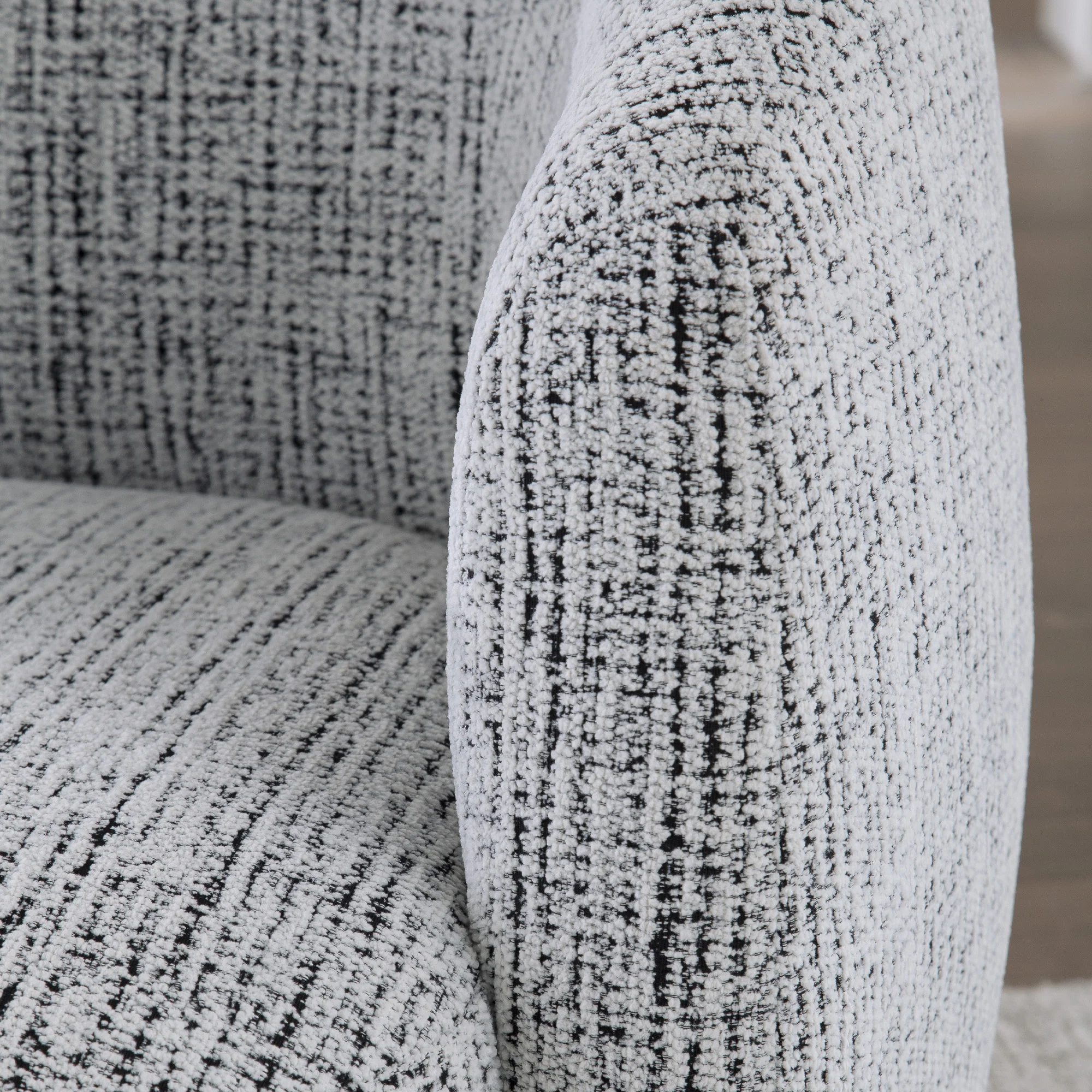 TATUM - NIGHTSHADE Swivel Accent Chair - Image 4