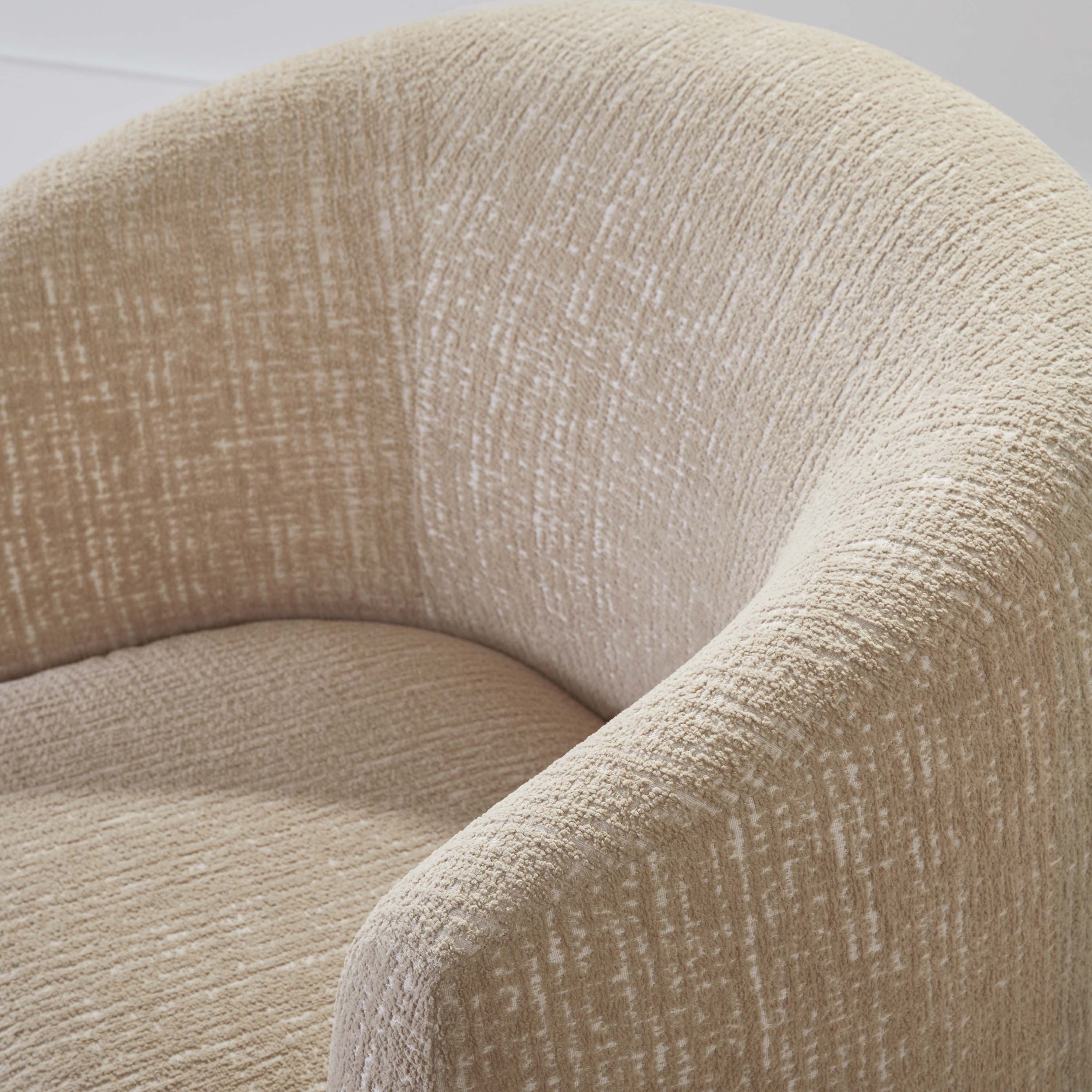 TATUM - SAND DOLLAR Swivel Accent Chair - Image 5