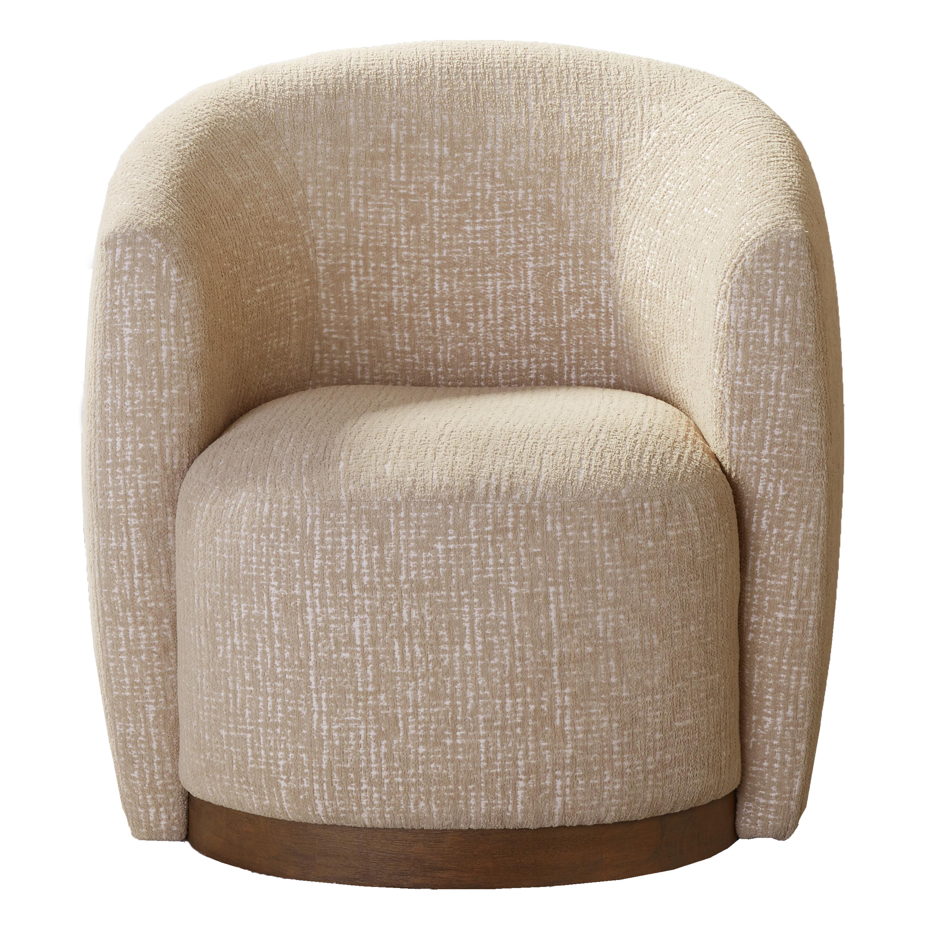 TATUM - SAND DOLLAR Swivel Accent Chair - Image 6