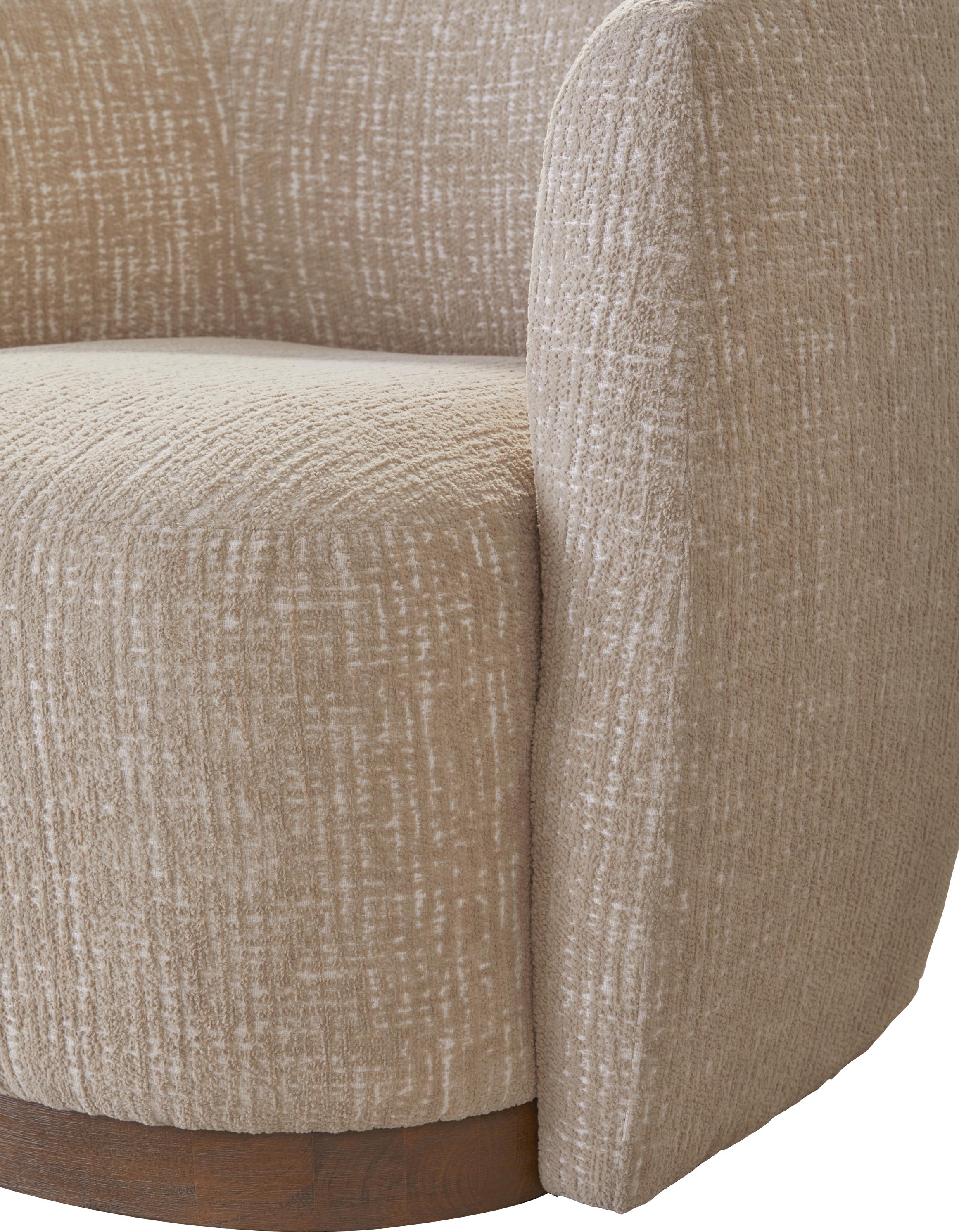 TATUM - SAND DOLLAR Swivel Accent Chair - Image 7